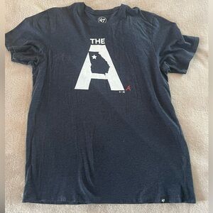 47 Brand Dark Blue 'The A' Graphic Tee